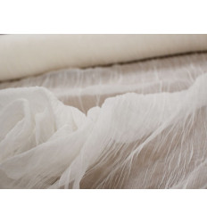 Gasa Amabulada de Seda 100% | Elegancia Texturizada