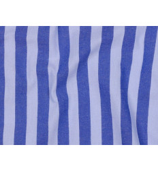 Algodón de rayas Azul Claro y Azulete | 100% Algodón
