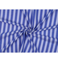 Algodón de rayas Azul Claro y Azulete | 100% Algodón