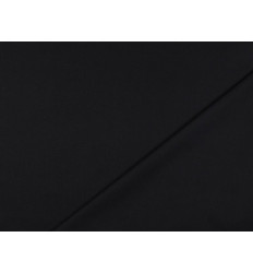 Popelín algodón negro 130 g | Tela versátil