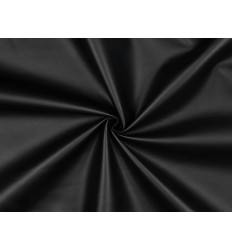 Polipiel Negra 320 g/m² Efecto Cuero | Tejido resistente y elegante