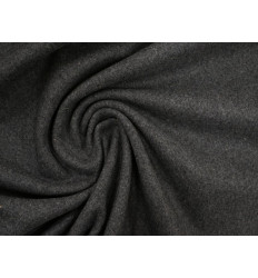 Paño lana gris oscuro | Tejido clásico 150 cm