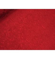 Brocado Cereza con Relieve y Cuerpo Estructurado | Ideal Para Confección