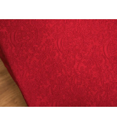 Brocado Cereza con Relieve y Cuerpo Estructurado | Ideal Para Confección