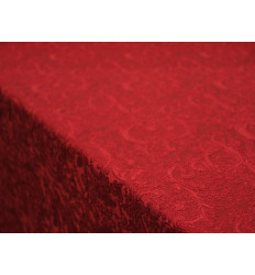 Brocado Cereza con Relieve y Cuerpo Estructurado | Ideal Para Confección