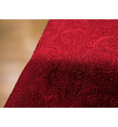 Brocado Cereza con Relieve y Cuerpo Estructurado | Ideal Para Confección