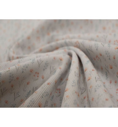 Piqué canutillo floral bebé 150 gr | Algodón suave