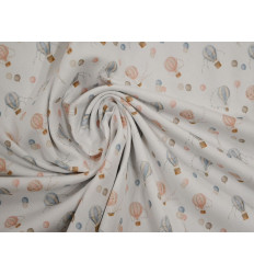 Piqué canutillo bebé globos algodón 150 gr | Tela premium