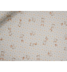 Piqué bebé conejitos algodón 150 gr | Canutillo premium