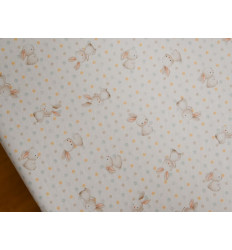 Piqué bebé conejitos algodón 150 gr | Canutillo premium