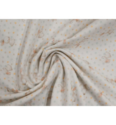 Piqué bebé conejitos algodón 150 gr | Canutillo premium