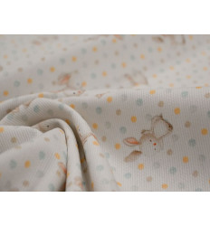 Piqué bebé conejitos algodón 150 gr | Canutillo premium