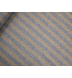 Lino Algodón de Rayas | Tela natural 150 Gr/m²