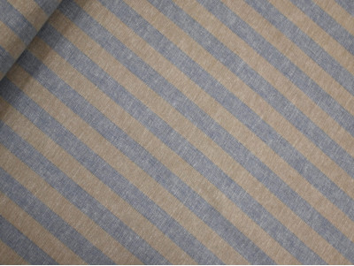 Lino Algodón de Rayas | Tela natural 150 Gr/m²
