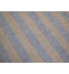 Lino Algodón de Rayas | Tela natural 150 Gr/m²