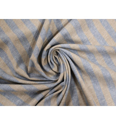 Lino Algodón de Rayas | Tela natural 150 Gr/m²