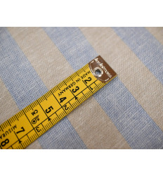 Lino Algodón de Rayas | Tela natural 150 Gr/m²