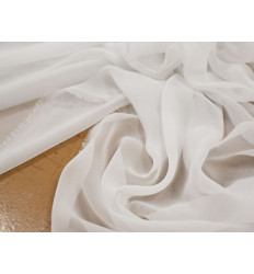 Muselina Blanco Roto Novia | Gasa Translúcida Impecable