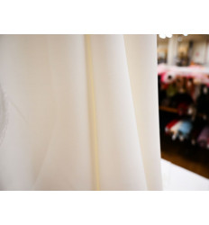 Doble crepé blanco roto 378 g – Ideal novia y ceremonia