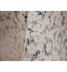 Loneta Estampada Flores Silvestres Beige 280 cm