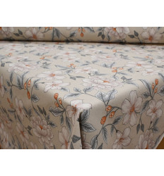 Loneta Floral Beige 280 cm | Tela Decoración y Cortinas