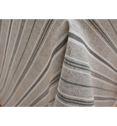 Loneta Rayas Gris 280 cm | Tela Decoración y Cortinas
