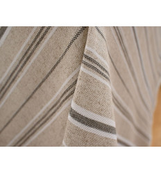 Loneta Rayas Beige Natural 280 cm | Tela Decoración