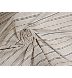 Loneta Rayas Beige Natural 280 cm | Tela Decoración