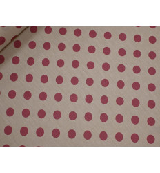 Polilino Arena con Lunares Rosa Empolvado | 150 cm
