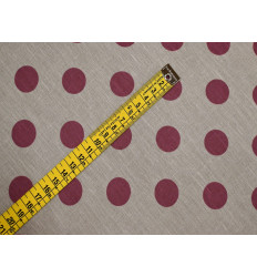 Polilino Arena con Lunares Rosa Empolvado | 150 cm