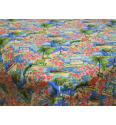 Loneta Estampada Costera Floral 280 cm | Tela Decorativa