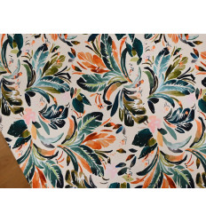 Crepe Tropical Estampado Mate | Tela Fluida Elegante
