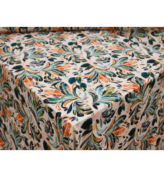 Crepe Tropical Estampado Mate | Tela Fluida Elegante