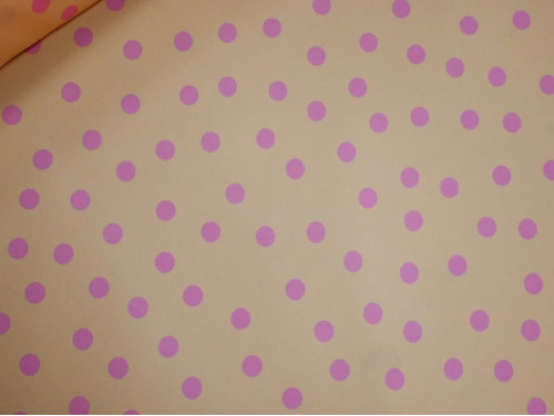 Koshibo Vainilla con Lunares Rosa | Tela Fluida Mate