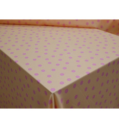 Koshibo Vainilla con Lunares Rosa | Tela Fluida Mate