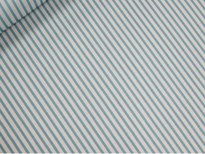Polilino Rayas Aguamarina Fondo Blanco 150 cm