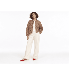 Tweed Bouclé Beige Multicolor | Con Lana Merino