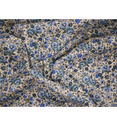Voile de algodón de flores azules | Almacenes Uría