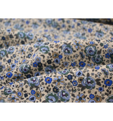 Voile de algodón de flores azules | Almacenes Uría