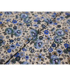 Voile de algodón de flores azules | Almacenes Uría